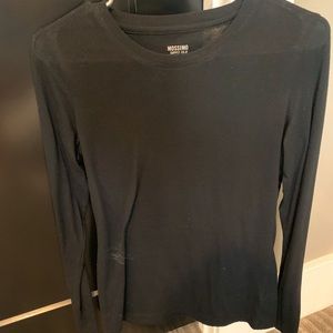 Long Sleeve Black Tee